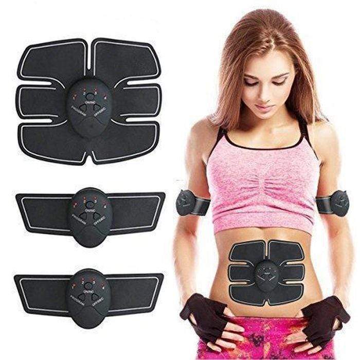 Aparat fitness cu electrostimulare pentru abdomen, brate, talie si picioare