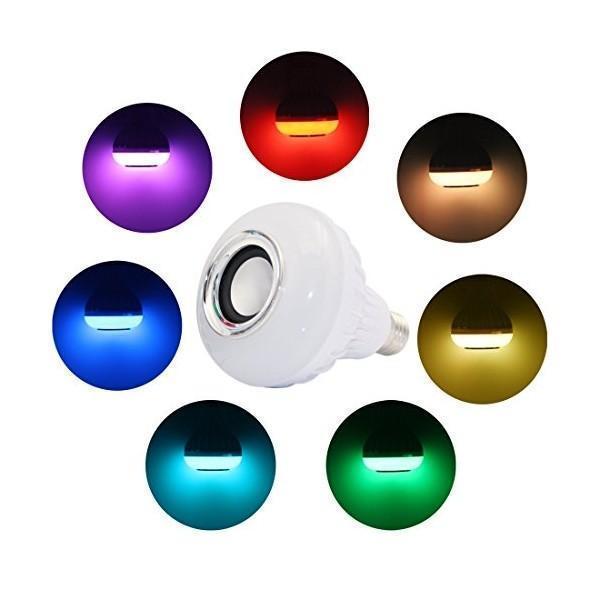 Bec bluetooth LED cu boxa, jocuri de lumini si telecomanda - 2 | YEO