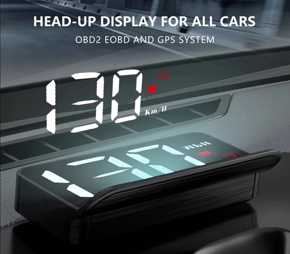 Head Up Display cu proiectie pe parbriz, OBD 2, Alarma Automata - 2 | YEO