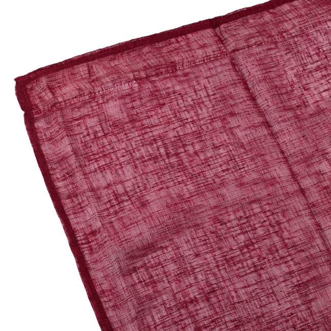 Set 2 x Perdea Rosu Bordo 140x260 cm, Banda pentru sina - 2 | YEO