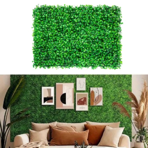 Set 5 x Panou verde din frunze artificiale, 40x60 cm - Green Garden - 2 | YEO