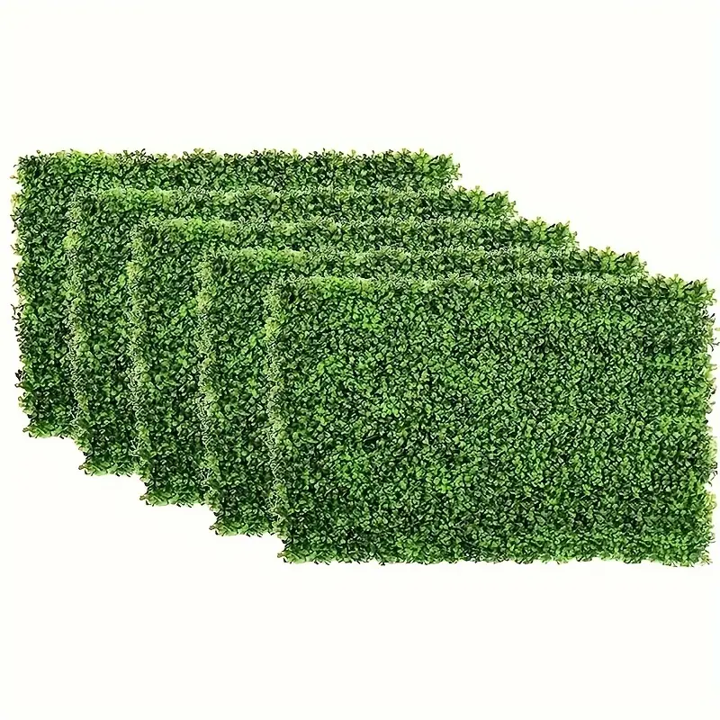 Set 5 x Panou verde din frunze artificiale, 40x60 cm - Green Garden - 1 | YEO