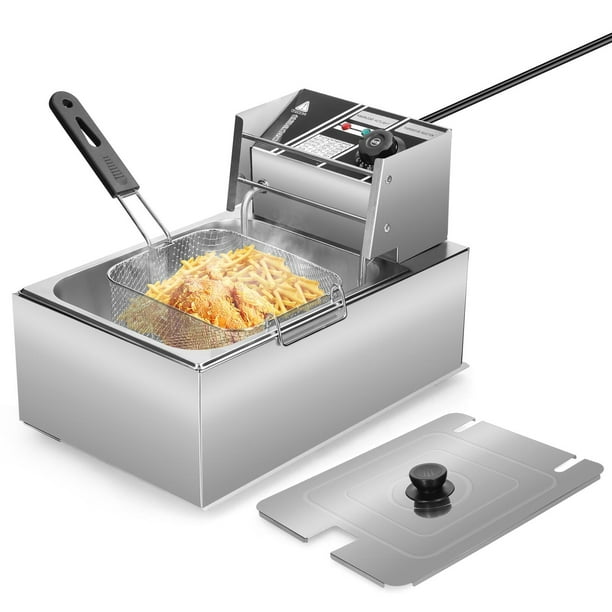 Friteuza 2500 W, 6 Litri, Inox