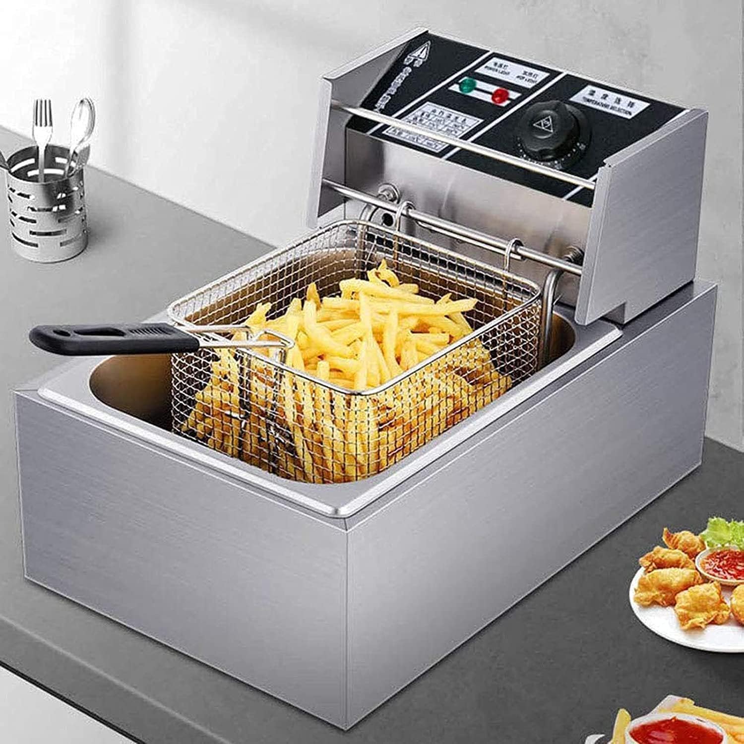 Friteuza 2500 W, 6 Litri, Inox - 1 | YEO