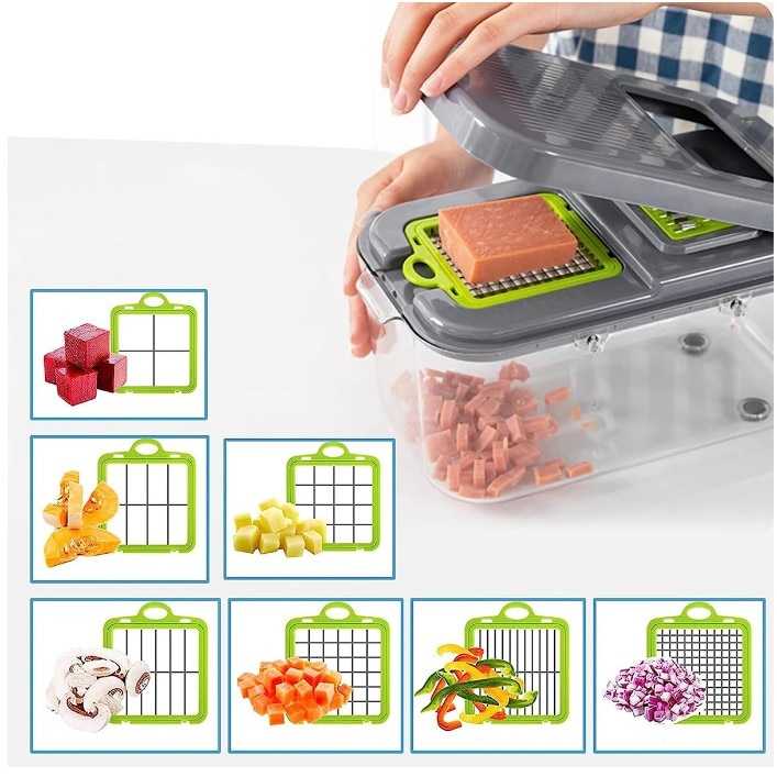 Razatoare multifunctionala cu 22 accesorii, Veggie Slicer