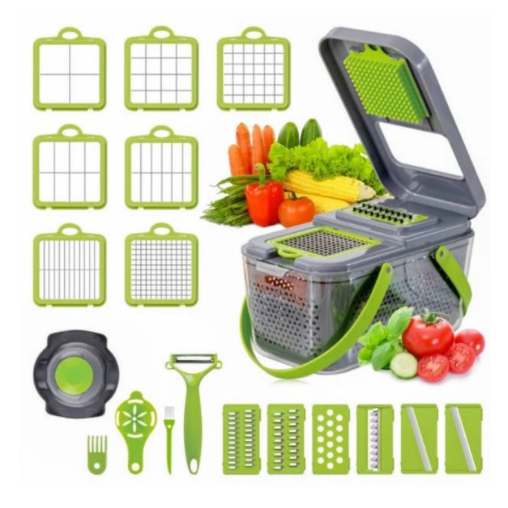 Razatoare multifunctionala cu 22 accesorii, Veggie Slicer - 1 | YEO