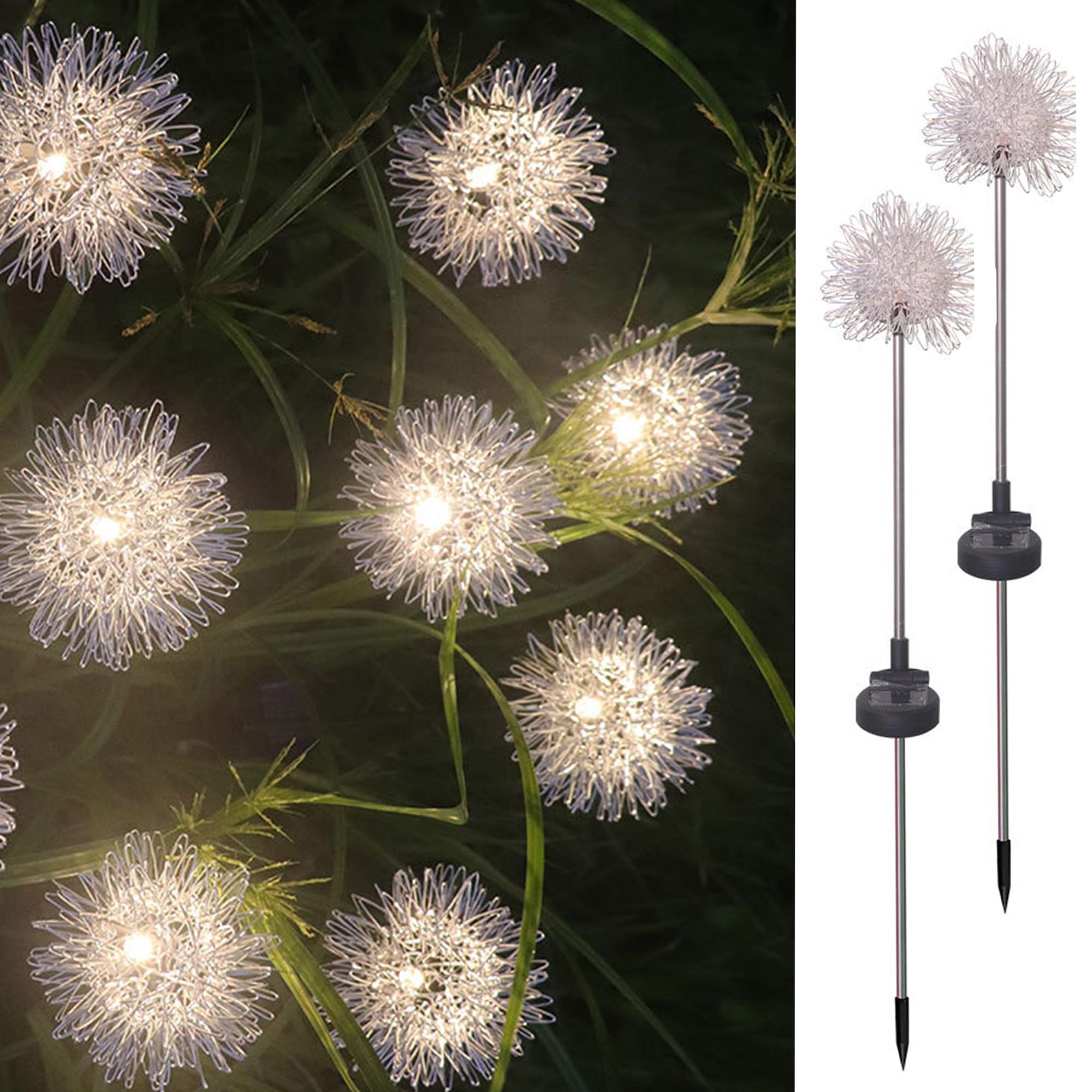 Set 8 x Lampa solara LED, decoratiune gradina