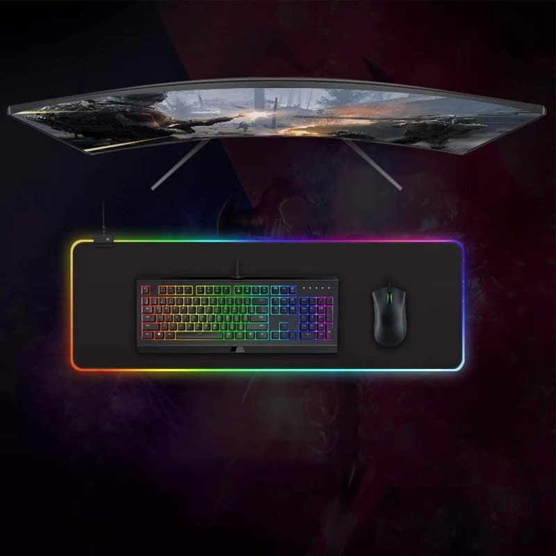 Mousepad Gaming, Iluminare RGB - 1 | YEO