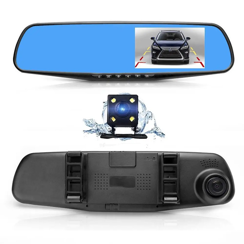 Oglinda auto DVR retrovizoare, camera fata-spate Full HD 1080