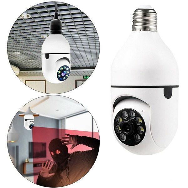 Set 2 x Camera Video Wi-Fi IP, soclu E27 - 2 | YEO