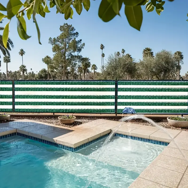 Plasa umbrire Alb-Verde, 1.5 x 10 M, Umbrire 90%, 50 coliere cadou - 2 | YEO