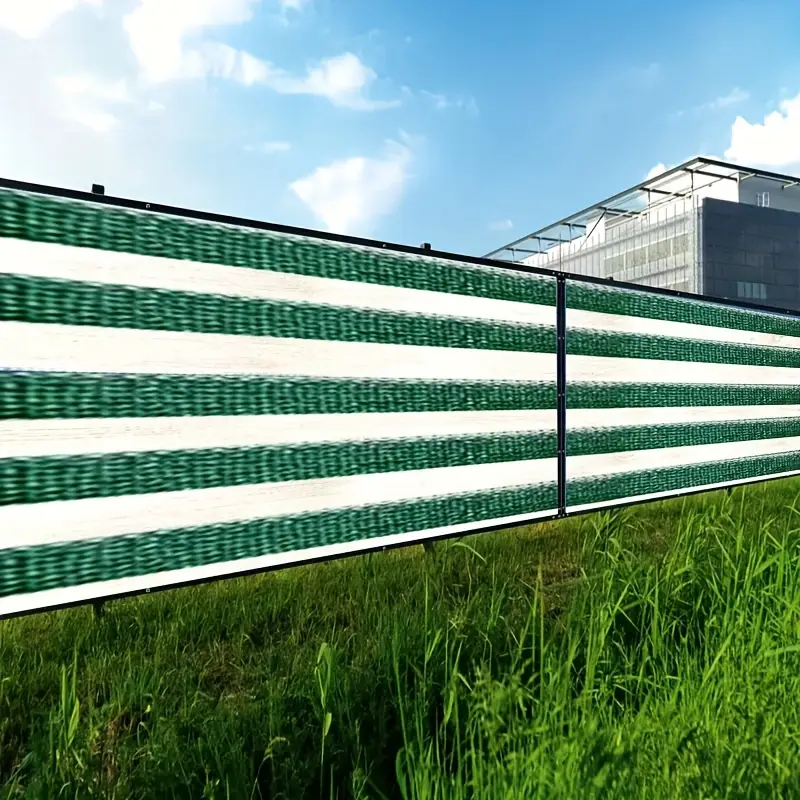 Plasa umbrire Alb-Verde, 1.5 x 10 M, Umbrire 90%, 50 coliere cadou