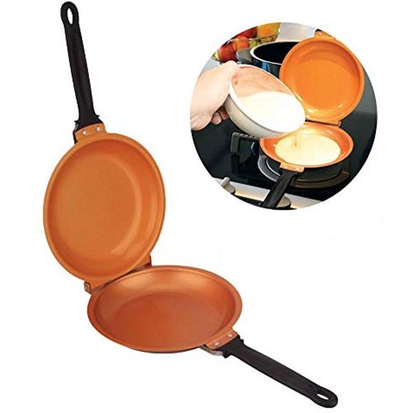 Tigaie dubla pentru clatite americane, 35 cm - 2 | YEO