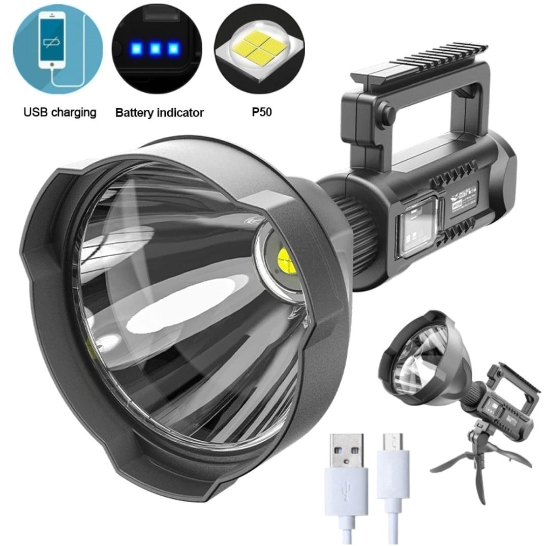 Lanterna USB, 4 moduri, Powerbank, Trepied - 2 | YEO