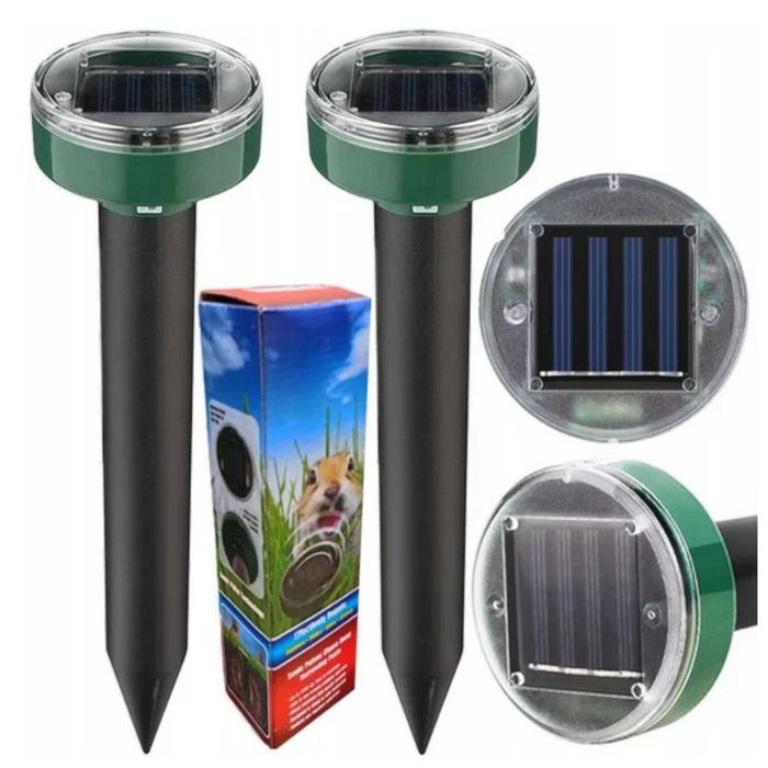 Set 2 x Aparat pentru alungat rozatoare, cartite, efecte sonore si vibratii - imagine 3