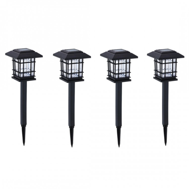 Set 6 x lampa solara felinar LED 40 cm, Alb cald - 2 | YEO