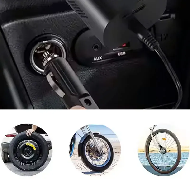 Compresor auto 12V, 150 PSI, 10 Bar - 2 | YEO