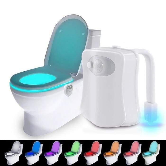 Lampa led pentru vasul de toaleta cu senzor de miscare si 8 lumini - 1 | YEO
