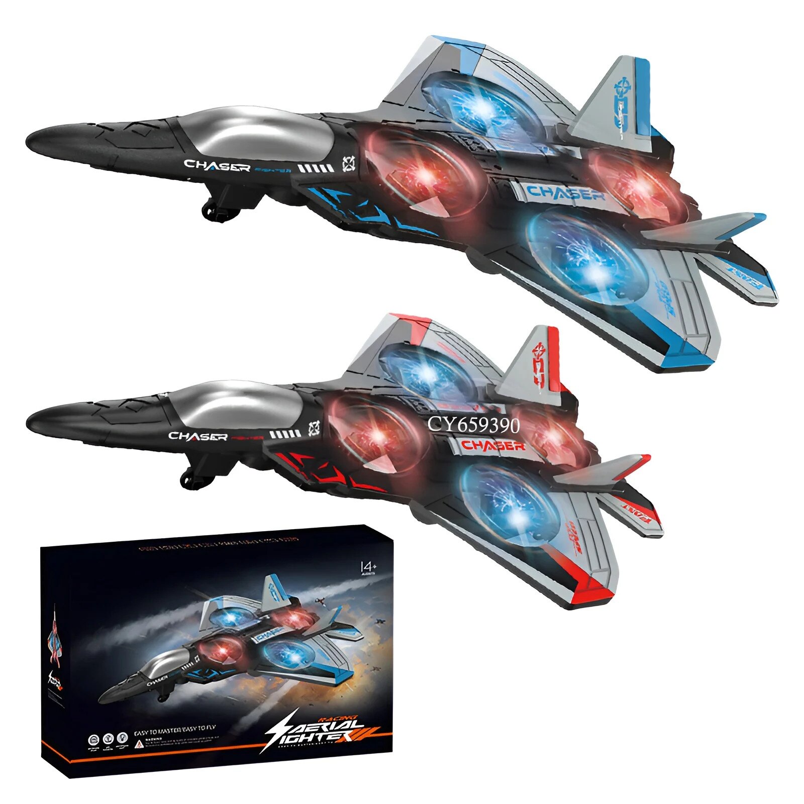 Avion din spuma cu telecomanda, incarcare USB, Acumulator inclus - imagine 2