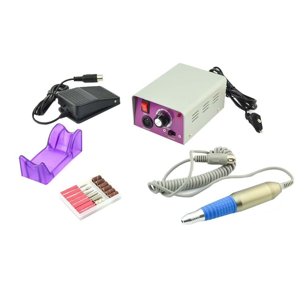 Kit profesional freza unghii cu 6 capete, 20.000 RPM - 1 | YEO