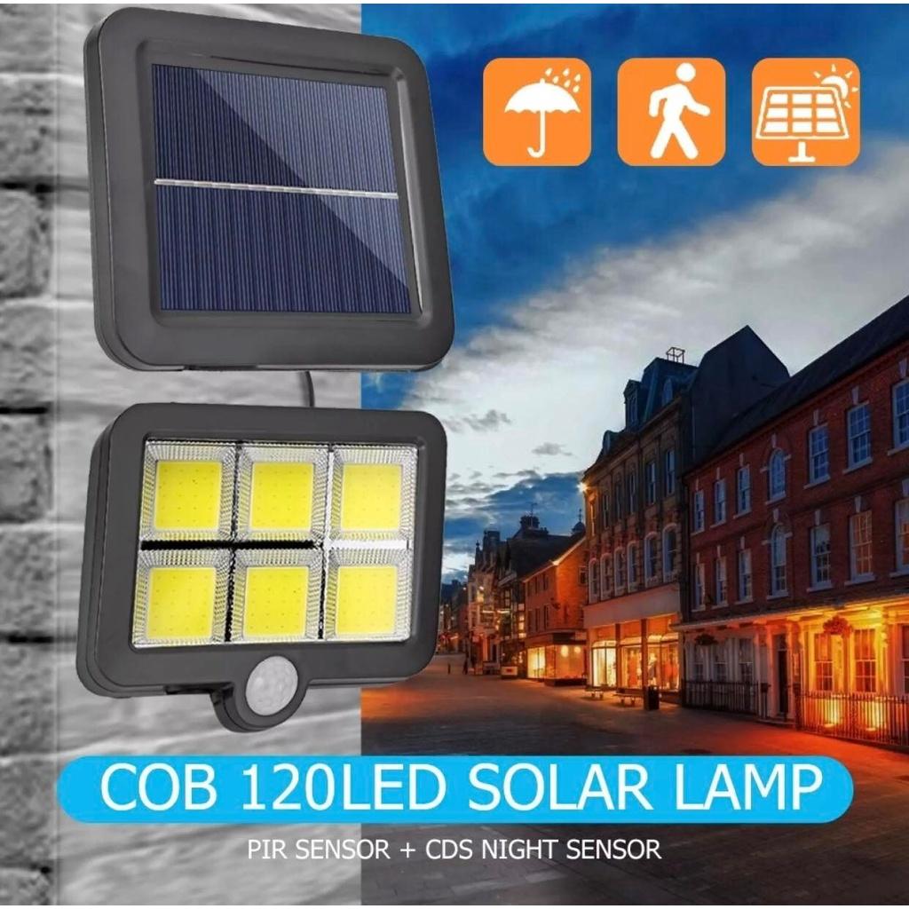 Proiector solar 120 LED 6 COB senzor de lumina si miscare - 1 | YEO