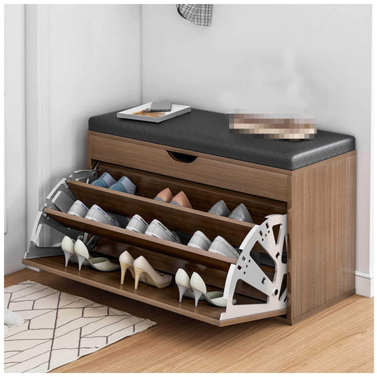 Dulap pentru pantofi, 60 x 34 x 50 cm, Maro, 20 kg - imagine 2