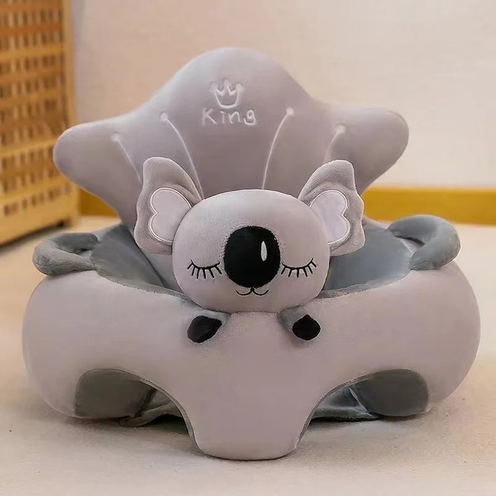 Fotoliu bebelusi cu spatar si suport picioare, Koala