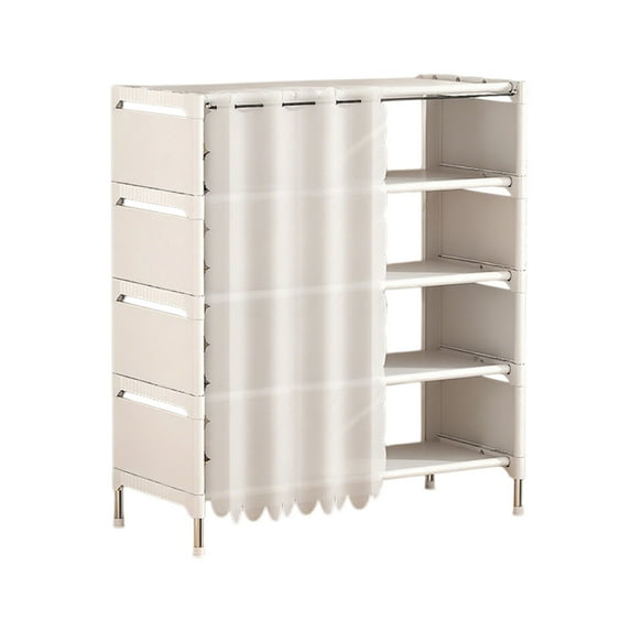 Raft pentru incaltaminte, 58 x 26 x 78 cm, Alb - 1 | YEO