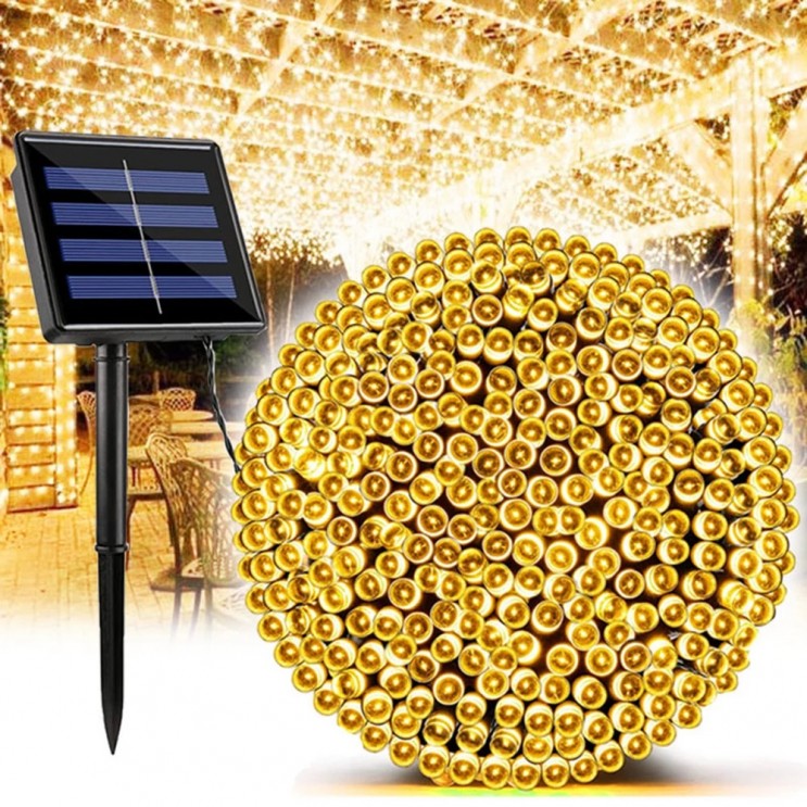Instalatie solara, Alb cald 100 LED / 500 LED - 1 | YEO