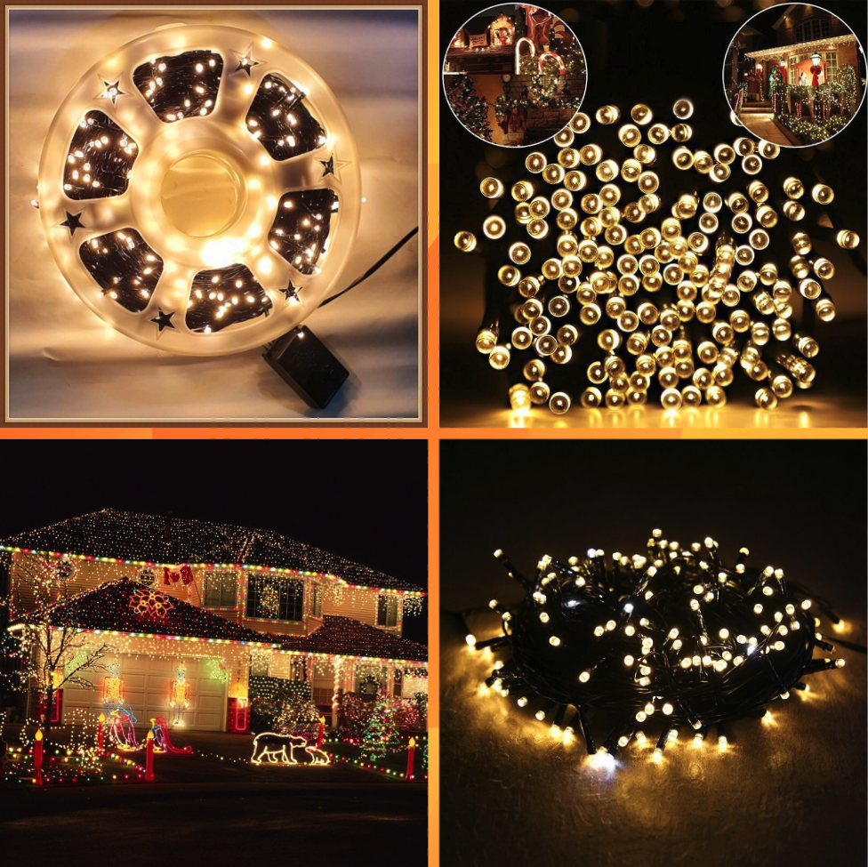 Instalatie Rola 100 M 500 LED, Alb cald - 2 | YEO