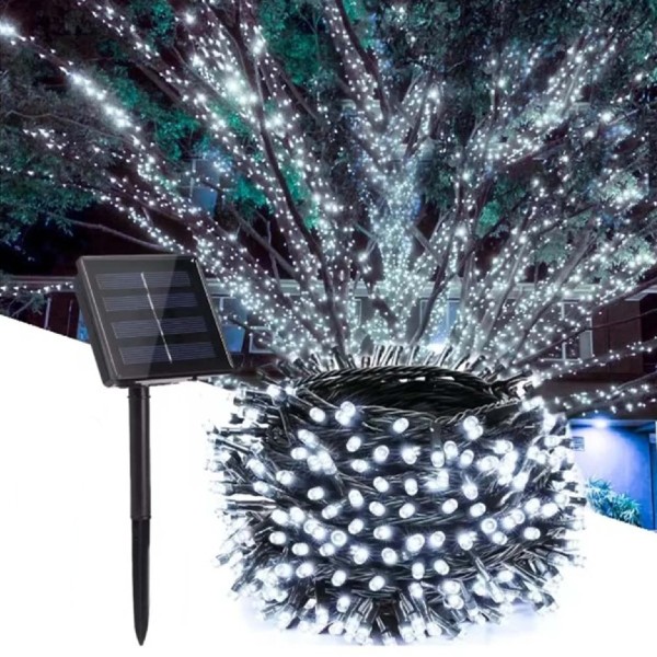 Instalatie solara Alb rece, pentru exterior - 500 LED - 1 | YEO