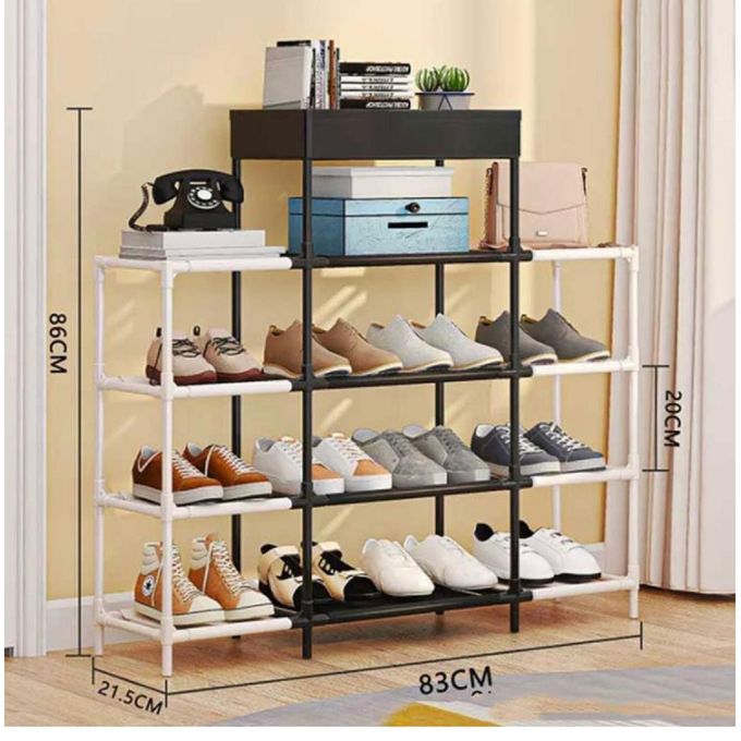 Etajera incaltaminte cu 4 niveluri, 86 cm - 2 | YEO