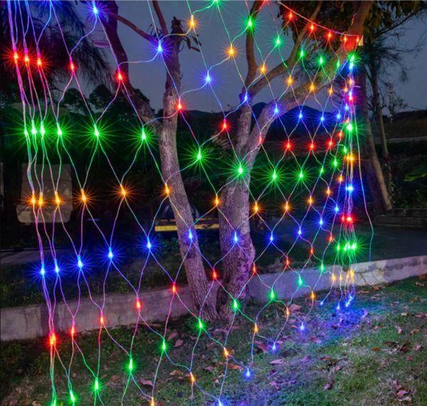 Instalatie exterior tip plasa, 6 x 0.5 M, lumini LED - 1 | YEO