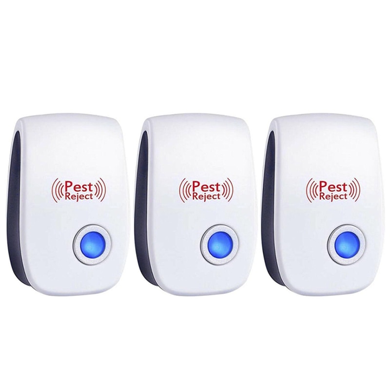 Set 3 x Dispozitiv antidaunatori Pest Reject Repeller Ultrasonic - 1 | YEO