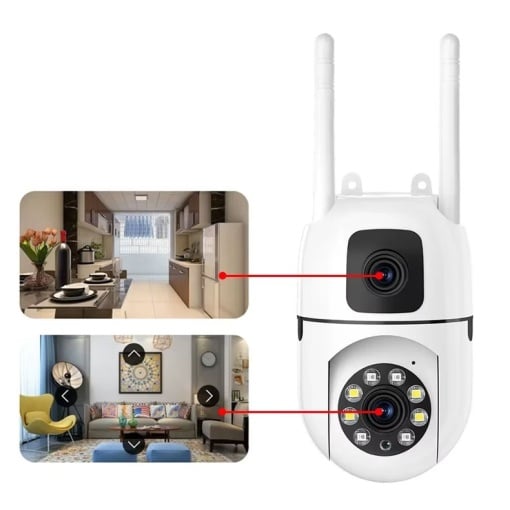 Camera video dubla, V380 Pro, 4 MP, Detectare Miscare - 2 | YEO