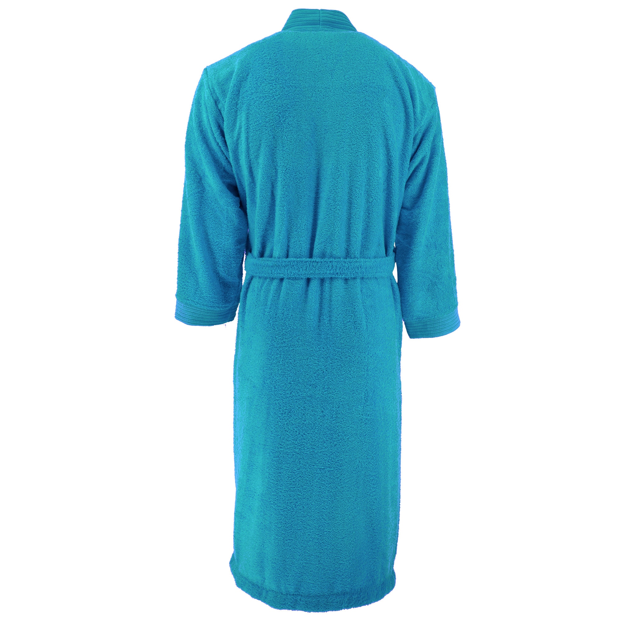 Halat baie bumbac, S-XXL, 100% bumbac, Albastru - 2 | YEO