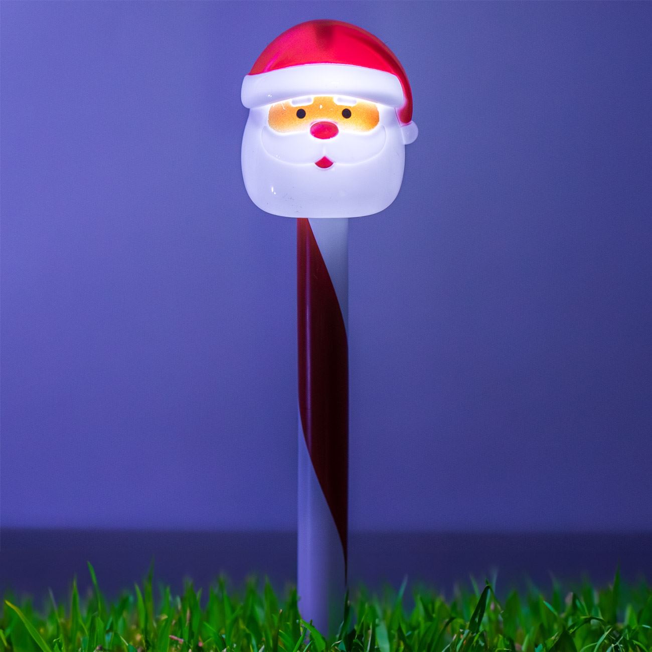 Set 3 x Felinar Solar Stick, Mos Craciun 36 cm - 1 | YEO