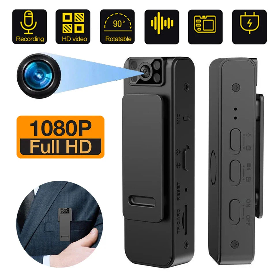 Camera video 1080p Full HD, slot card MicroSD, inregistrare audio - imagine 2