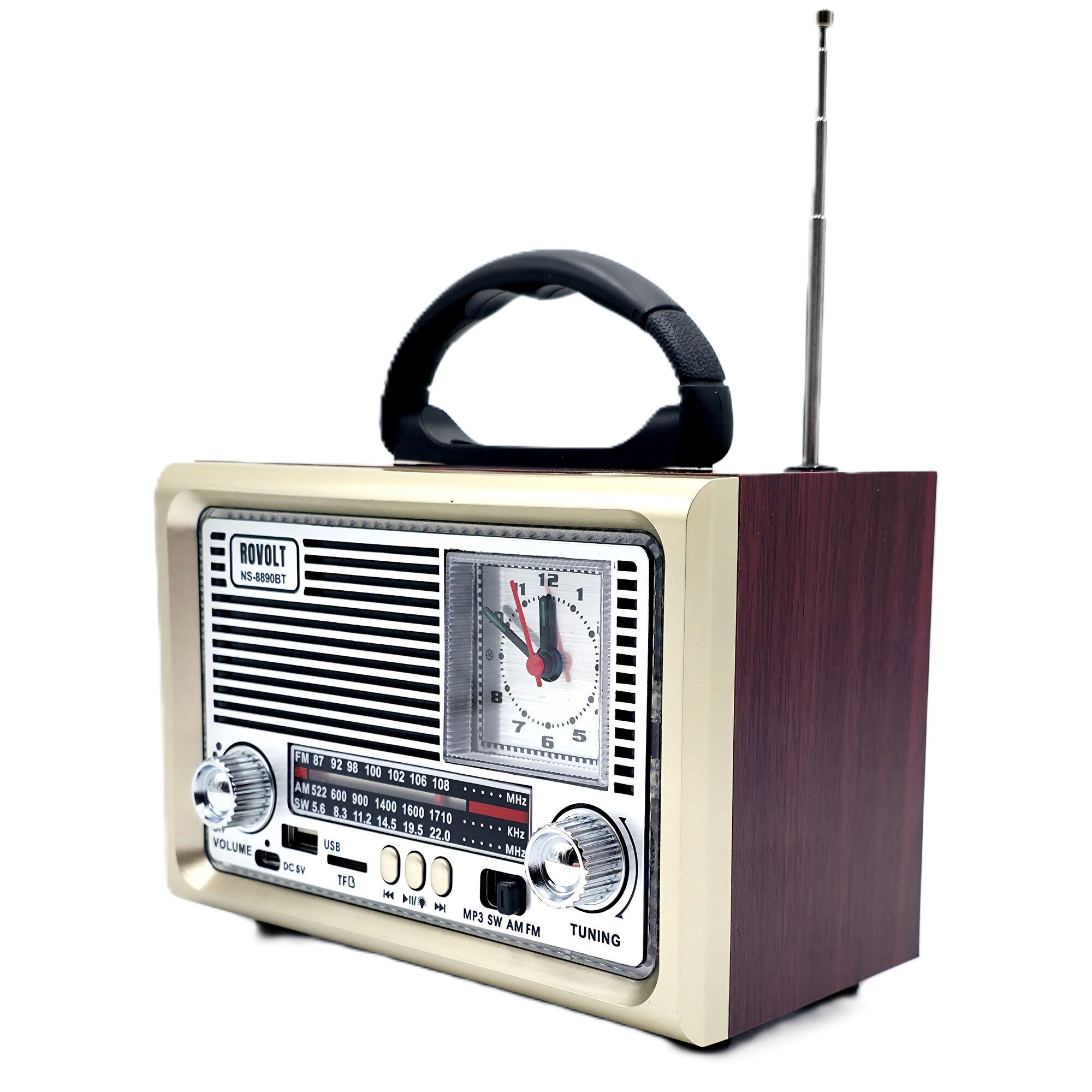 Radio ROVOLT NS - 8890BT, FM/AM/SW, Bluetooth - imagine 3