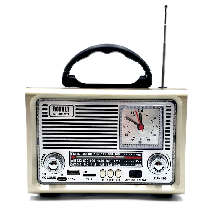 Radio ROVOLT NS - 8890BT, FM/AM/SW, Bluetooth - imagine 2