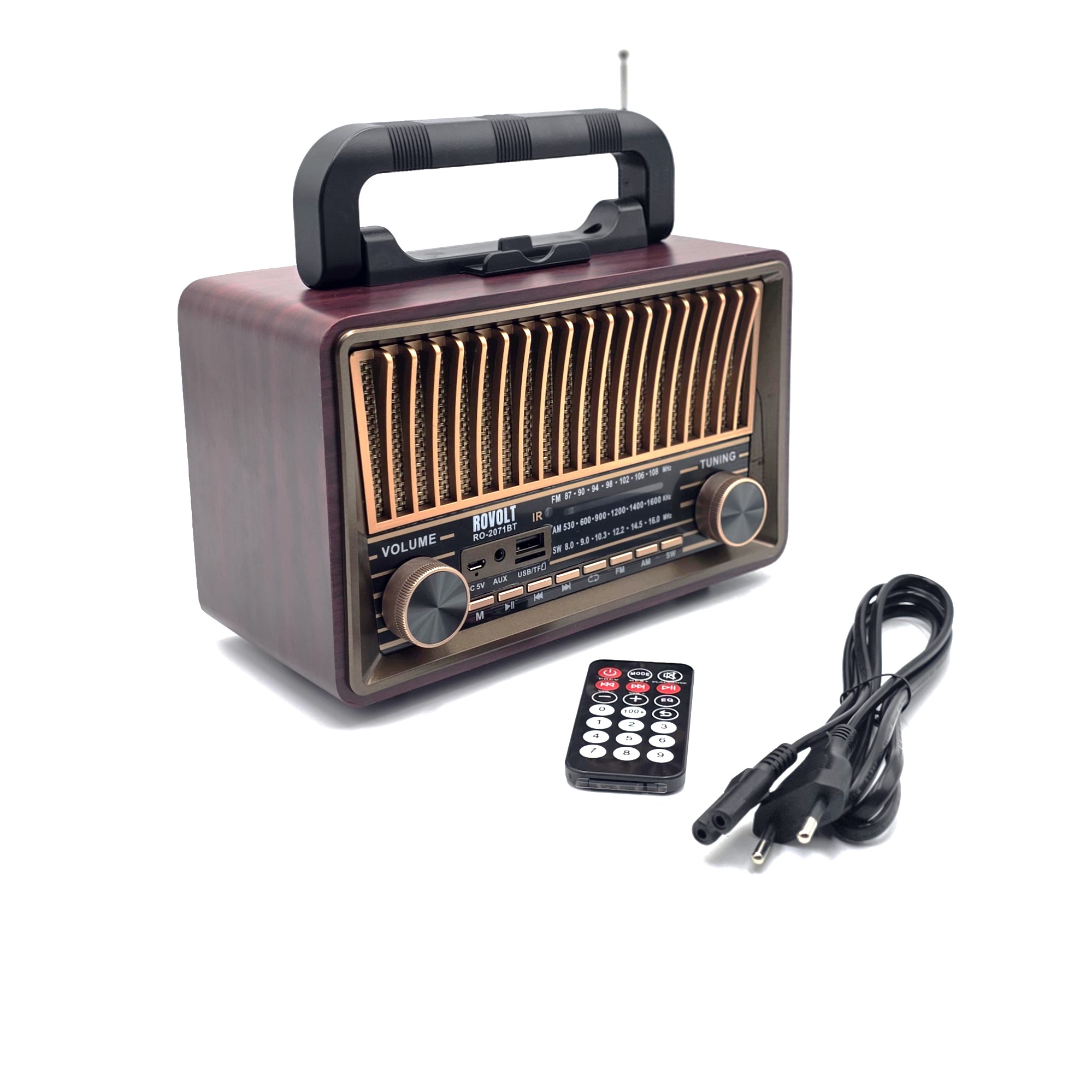 Radio ROVOLT NS - 2071BT, FM/AM/SW, Bluetooth - imagine 2