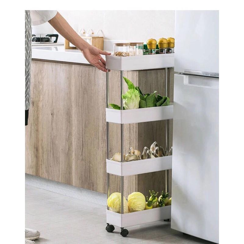 Etajera 4 rafturi pentru spatii inguste, 39 x 80 x 12.5 cm - imagine 2