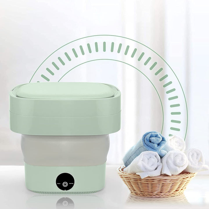 Masina de spalat rufe, portabila si pliabila - imagine 2