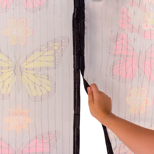 Set 2 x Perdea magnetica anti insecte 210 x 90 cm. Model fluturi Instant Door - imagine 3