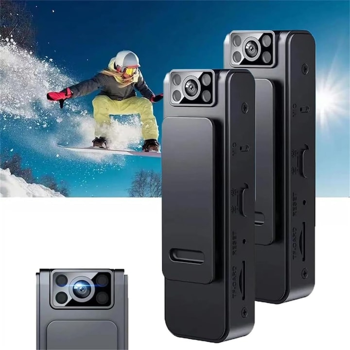 Camera video 1080p Full HD, slot card MicroSD, inregistrare audio - imagine 3