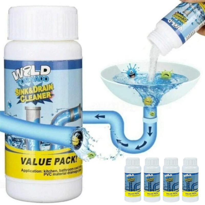 Set 4 x solutie pentru desfundarea tevilor, Wild Tornado - imagine 2