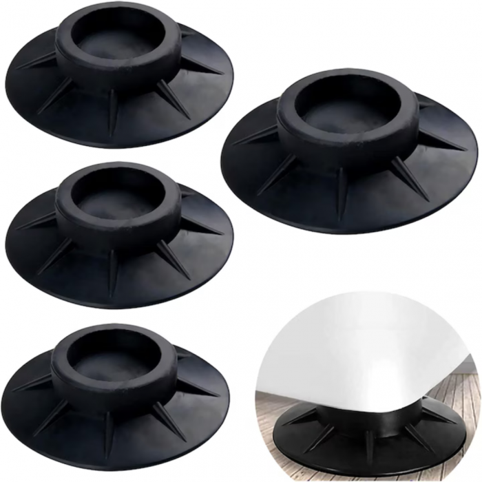 Set 4 amortizoare antivibratii din cauciuc pentru masina de spalat - imagine 3