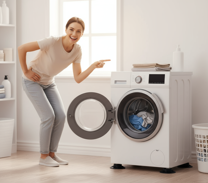 Set 4 amortizoare antivibratii din cauciuc pentru masina de spalat - imagine 3