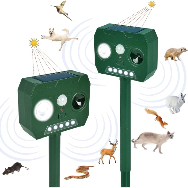 Aparat solar antidaunatori, cu ultrasunete si senzor de miscare - imagine 3