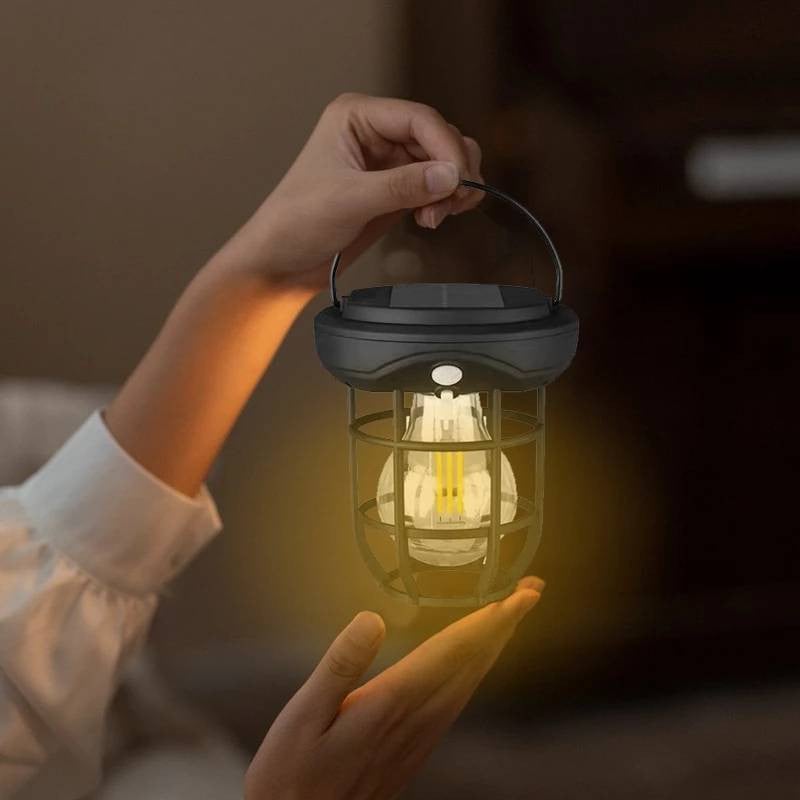 Set 3 x Felinar solar cu lumina calda - imagine 3